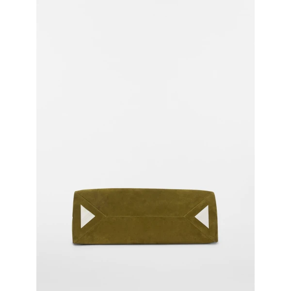 The Attico La Passeggiata Medium Top Handle Bag in Khaki | Totes & Top-Handle Bags | Luxury Shoes 