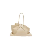 The Attico La Passeggiata Medium Top Handle Bag in Sand | Totes & Top-Handle Bags | Luxury Shoes 