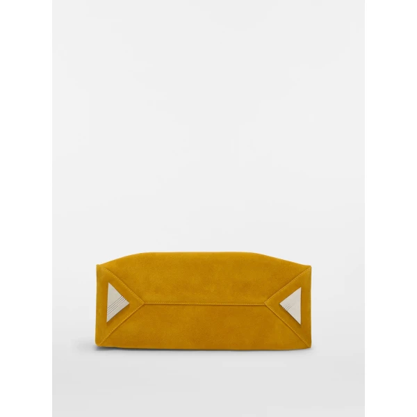 The Attico La Passeggiata Medium Top Handle Bag in Sunflower | Totes & Top-Handle Bags | Luxury Shoes 