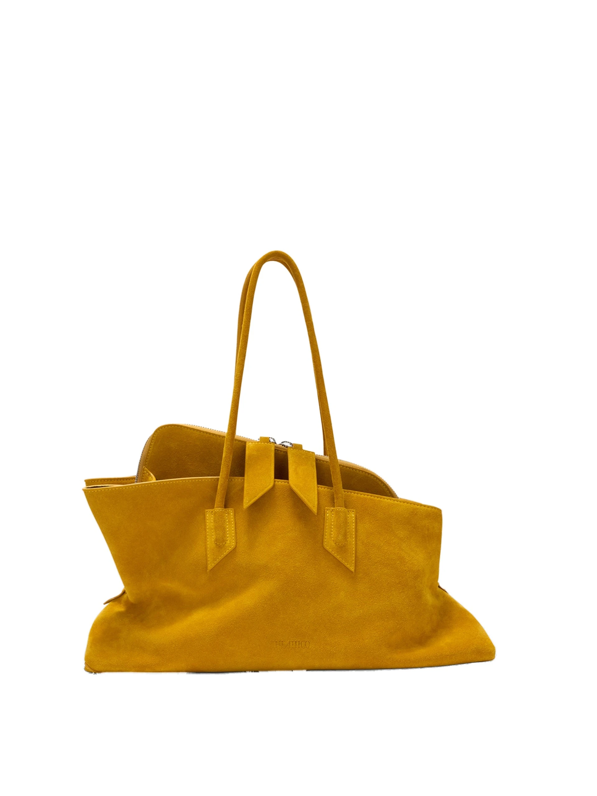 The Attico La Passeggiata Medium Top Handle Bag in Sunflower The Attico La Passeggiata Medium Top Handle Bag in Sunflower | Totes & Top-Handle Bags | Luxury Shoes