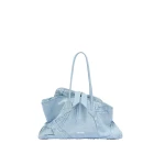 The Attico La Passeggiata Medium Top Handle Bag in Super Washed Blue | Totes & Top-Handle Bags | Luxury Shoes 