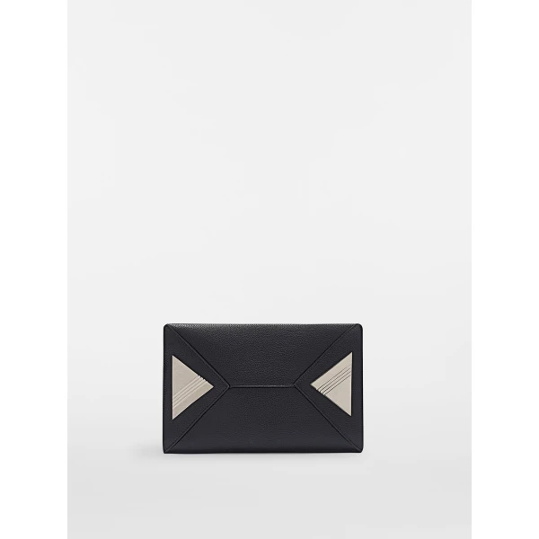 The Attico La Passeggiata Mini Top Handle Bag in Black Grained Leather | Totes & Top-Handle Bags | Luxury Shoes 