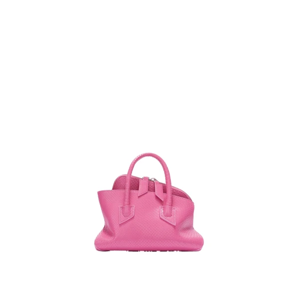 La Passeggiata Mini Top Handle Bag in Fuchsia