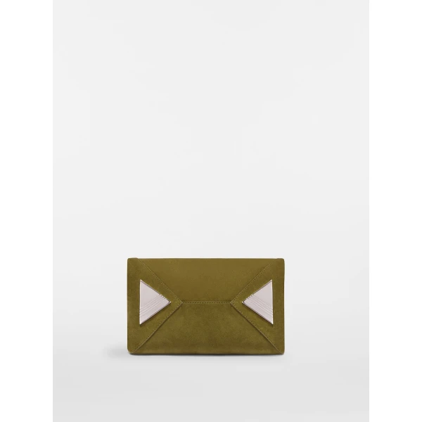 The Attico La Passeggiata Mini Top Handle Bag in Khaki | Totes & Top-Handle Bags | Luxury Shoes 