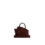 The Attico La Passeggiata Mini Top Handle Bag in Light Chocolate | Totes & Top-Handle Bags | Luxury Shoes 
