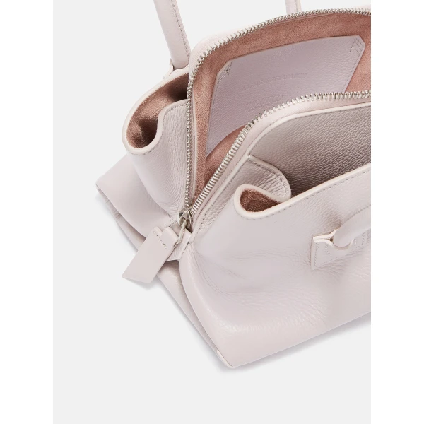 The Attico La Passeggiata Mini Top Handle Bag in Light Mauve | Totes & Top-Handle Bags | Luxury Shoes 