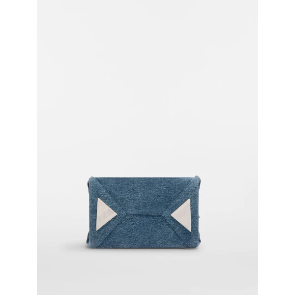 The Attico La Passeggiata Mini Top Handle Bag in Washed Denim | Totes & Top-Handle Bags | Luxury Shoes 