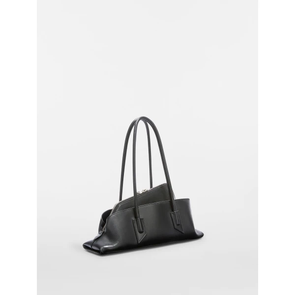 The Attico La Passeggiata Small Top Handle Bag in Black | Totes & Top-Handle Bags | Luxury Shoes 
