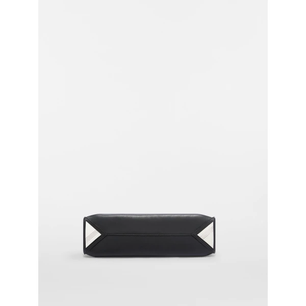 The Attico La Passeggiata Small Top Handle Bag in Black | Totes & Top-Handle Bags | Luxury Shoes 