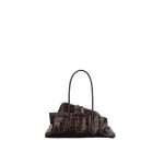 The Attico La Passeggiata Small Top Handle Bag in Coffee | Totes & Top-Handle Bags | Luxury Shoes 