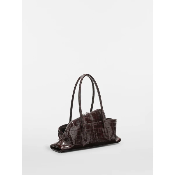 The Attico La Passeggiata Small Top Handle Bag in Coffee | Totes & Top-Handle Bags | Luxury Shoes 