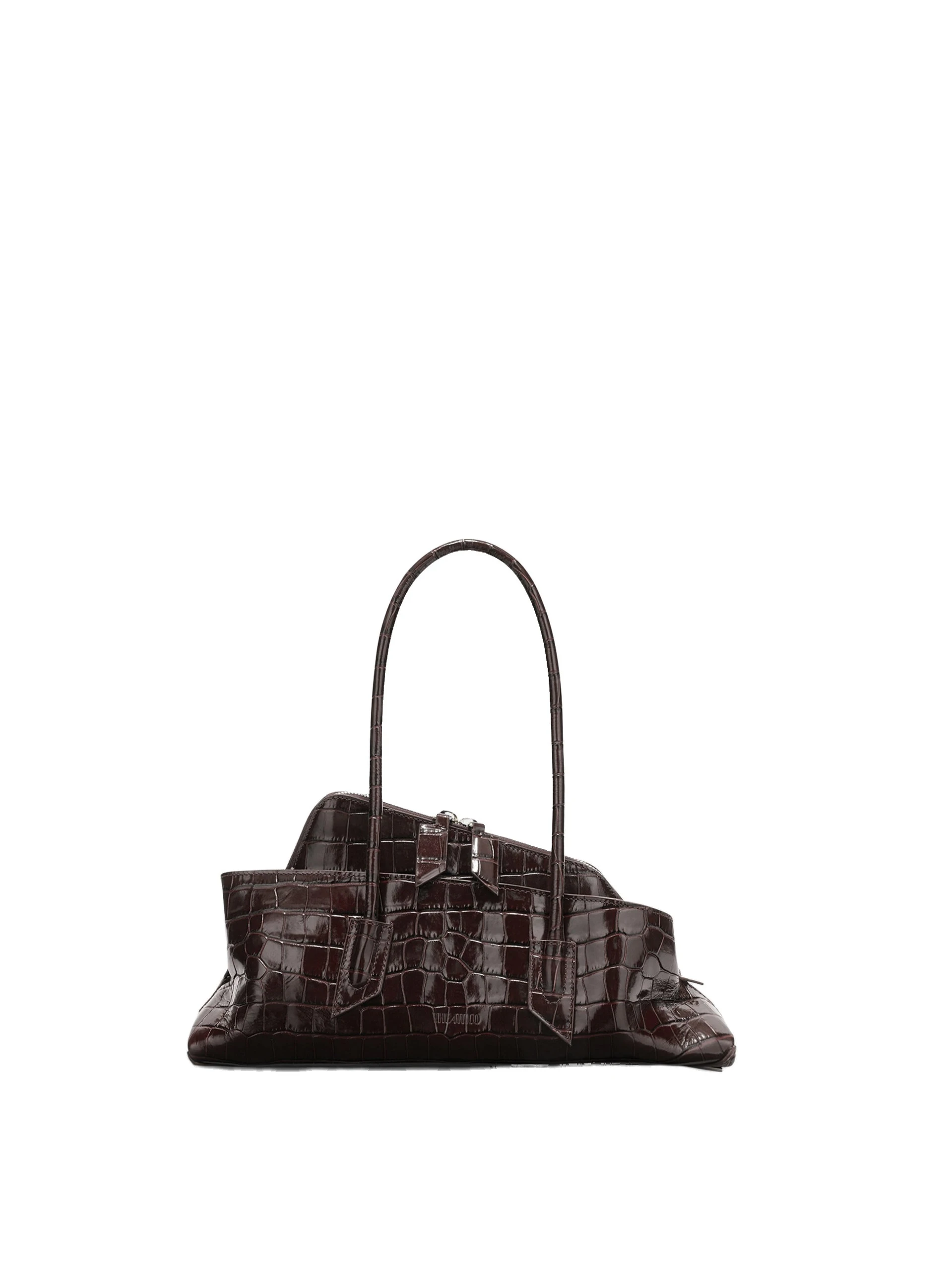 The Attico La Passeggiata Small Top Handle Bag in Coffee The Attico La Passeggiata Small Top Handle Bag in Coffee | Totes & Top-Handle Bags | Luxury Shoes