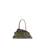 The Attico La Passeggiata Small Top Handle Bag in Degrade Green | Totes & Top-Handle Bags | Luxury Shoes 
