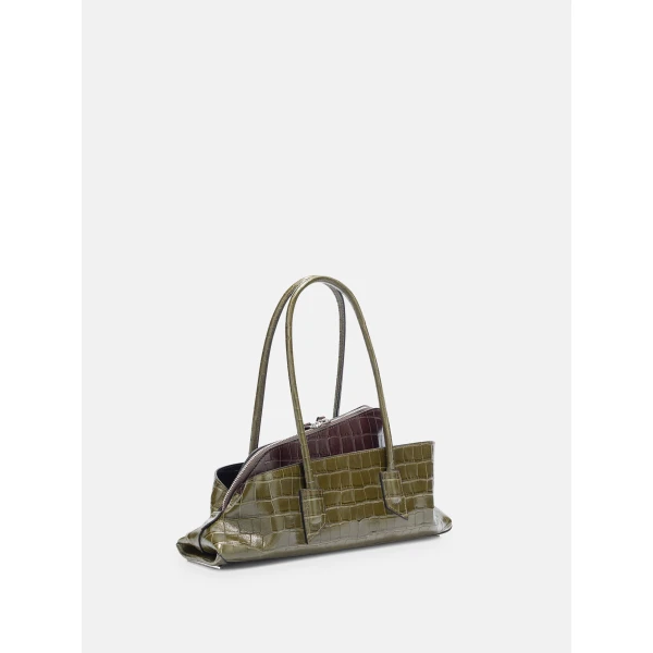 The Attico La Passeggiata Small Top Handle Bag in Degrade Green | Totes & Top-Handle Bags | Luxury Shoes 