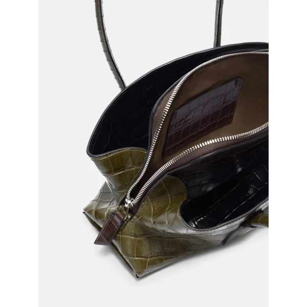 The Attico La Passeggiata Small Top Handle Bag in Degrade Green | Totes & Top-Handle Bags | Luxury Shoes 