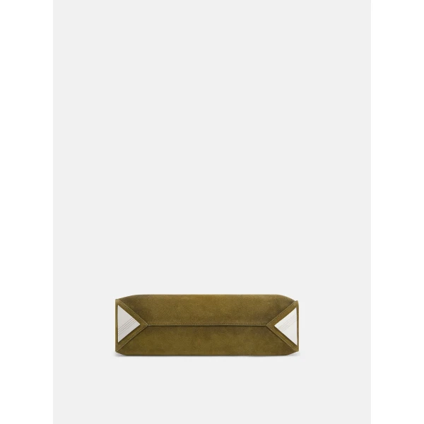 The Attico La Passeggiata Small Top Handle Bag in Khaki | Totes & Top-Handle Bags | Luxury Shoes 