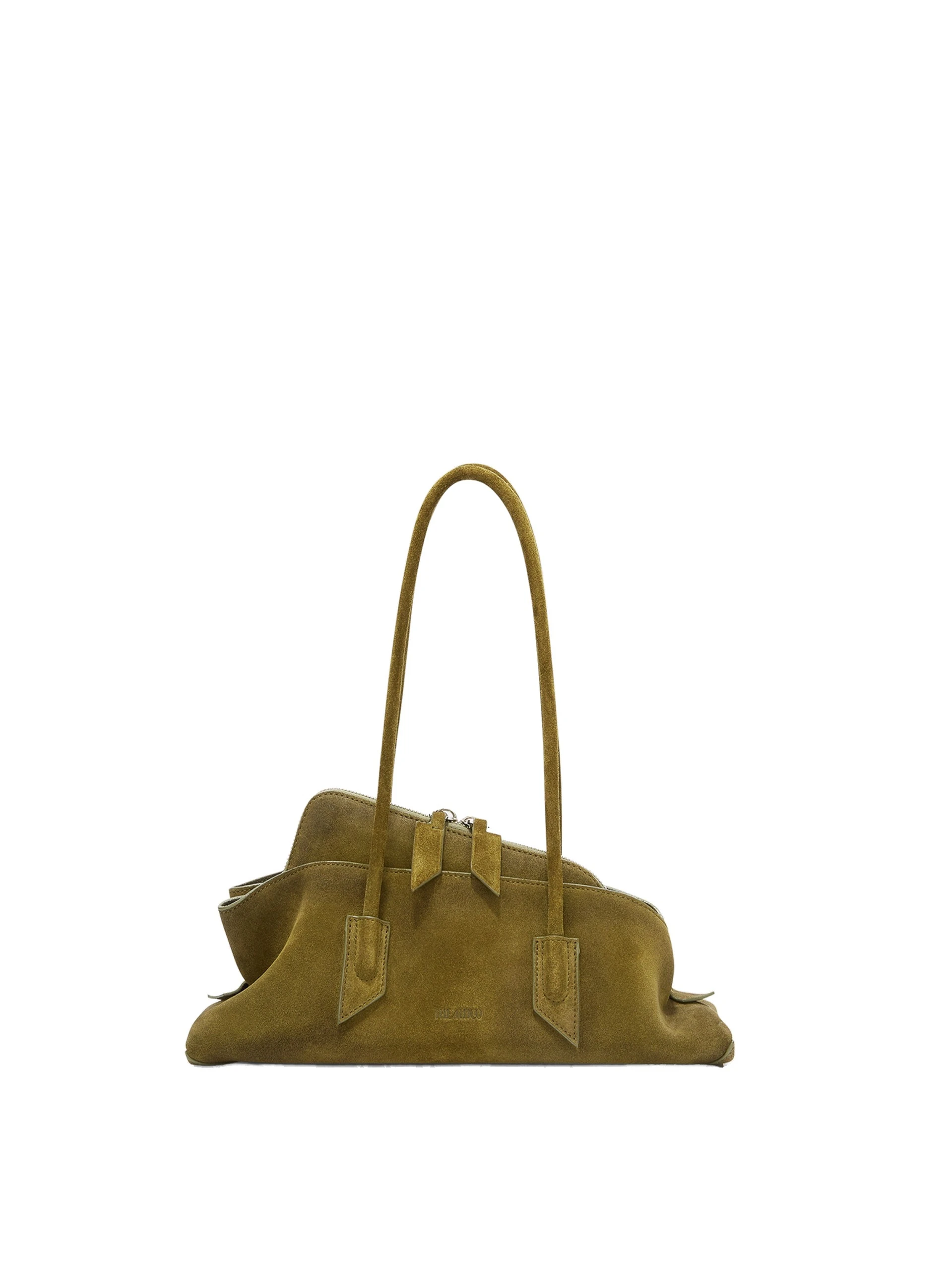 The Attico La Passeggiata Small Top Handle Bag in Khaki The Attico La Passeggiata Small Top Handle Bag in Khaki | Totes & Top-Handle Bags | Luxury Shoes