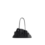 The Attico La Passeggiata Small x The Anja Top Handle Bag in Black | Totes & Top-Handle Bags | Luxury Shoes 