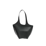 The Attico La Scoop Shoulder Bag in Black | Shoulder & Crossbody Bags | Luxury Shoes 