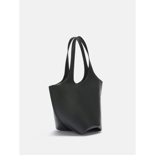 The Attico La Scoop Shoulder Bag in Black | Shoulder & Crossbody Bags | Luxury Shoes 