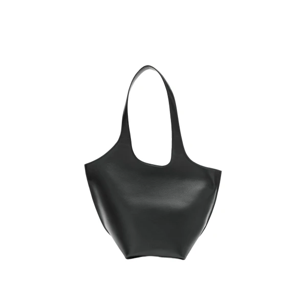 The Attico La Scoop Shoulder Bag in Black | Shoulder & Crossbody Bags | Luxury Shoes 