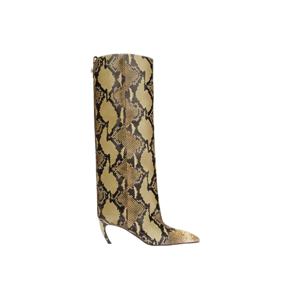 Lea Boots in Black and Sahara