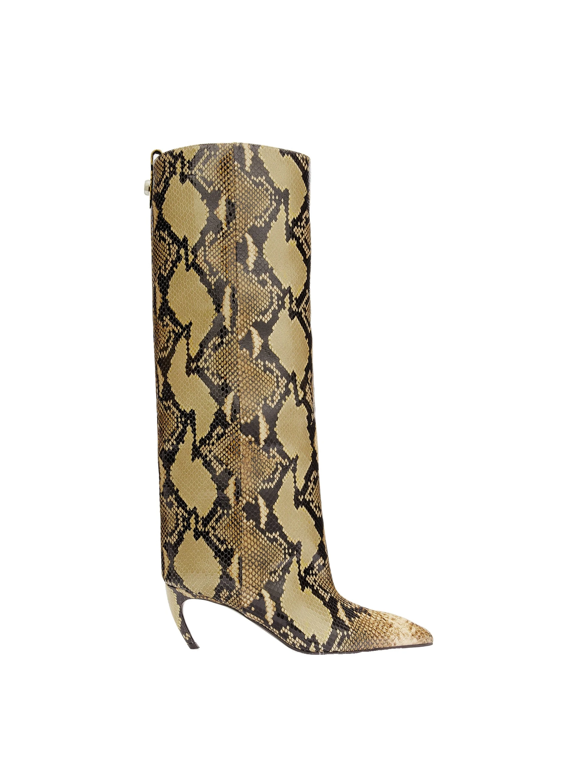 The Attico Lea Boots in Black and Sahara The Attico Lea Boots in Black and Sahara | Boots | Luxury Shoes