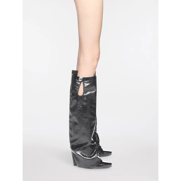The Attico Leon Boots in Grey | Boots | Luxury Shoes 