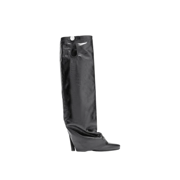 The Attico Leon Boots in Grey | Boots | Luxury Shoes 