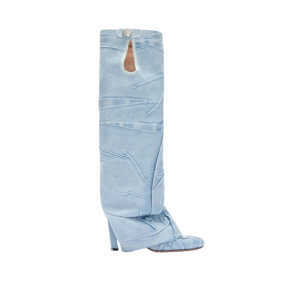 Leon Boots in Super Washed Blue