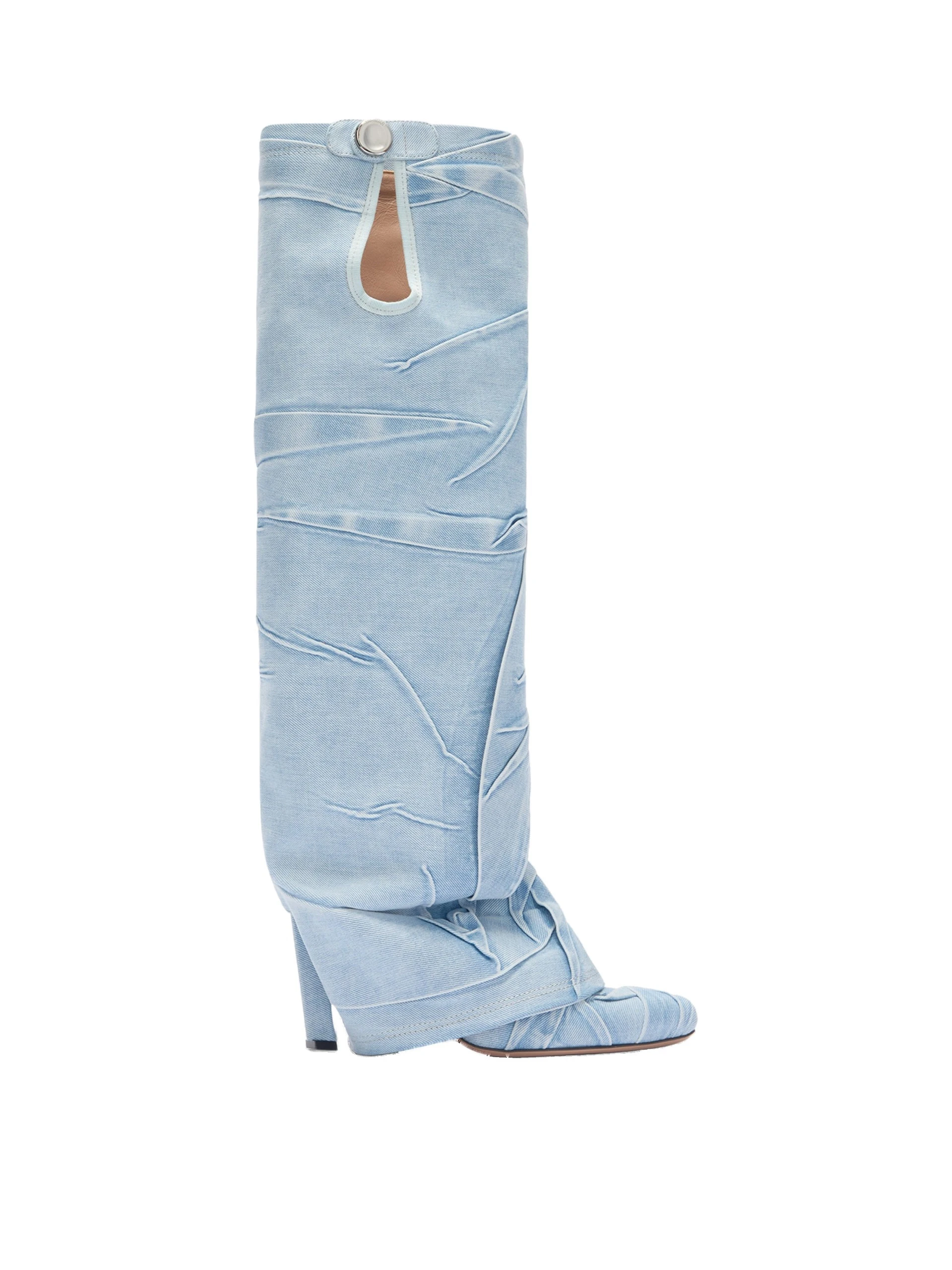The Attico Leon Boots in Super Washed Blue The Attico Leon Boots in Super Washed Blue | Boots | Luxury Shoes
