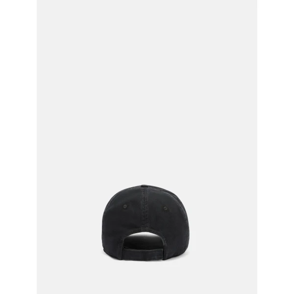 The Attico Logo Baseball Cap in Black | Hats | Luxury Shoes 