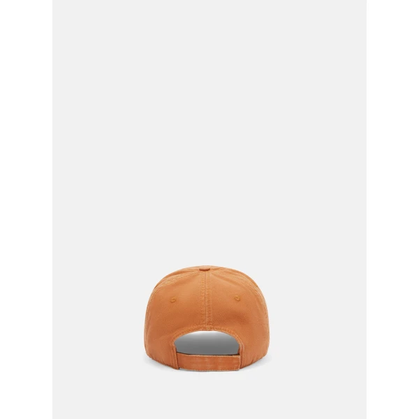 The Attico Logo Baseball Cap in Camel | Hats | Luxury Shoes 