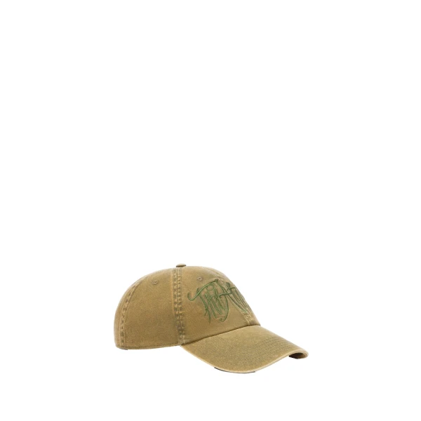 Logo Baseball Cap in Military Green