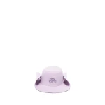 The Attico Logo Bucket Cap in Faded Violet | Hats | Luxury Shoes 