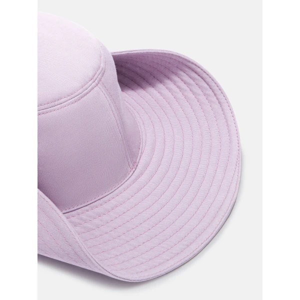The Attico Logo Bucket Cap in Faded Violet | Hats | Luxury Shoes 