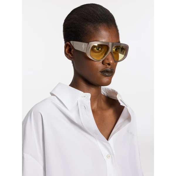 The Attico Milano Sunglasses in Space Glitter | Sunglasses | Luxury Shoes 
