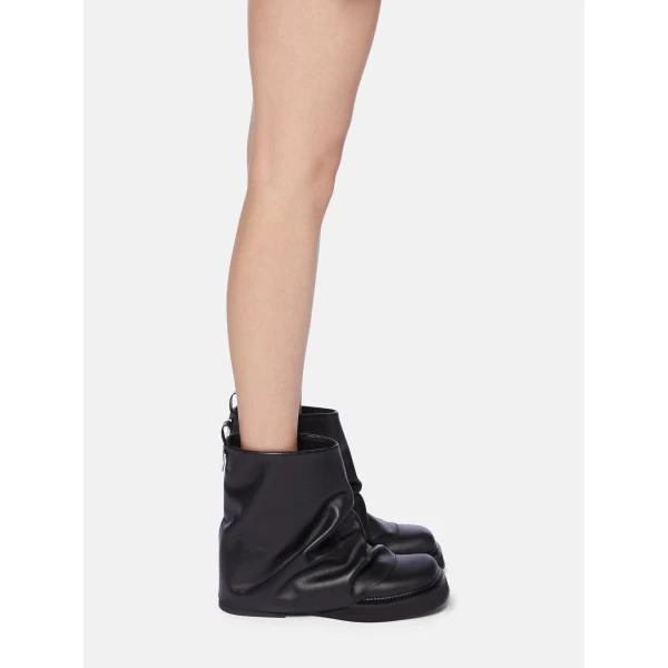 The Attico Mini Robin Combat Boots in Black | Boots | Luxury Shoes 