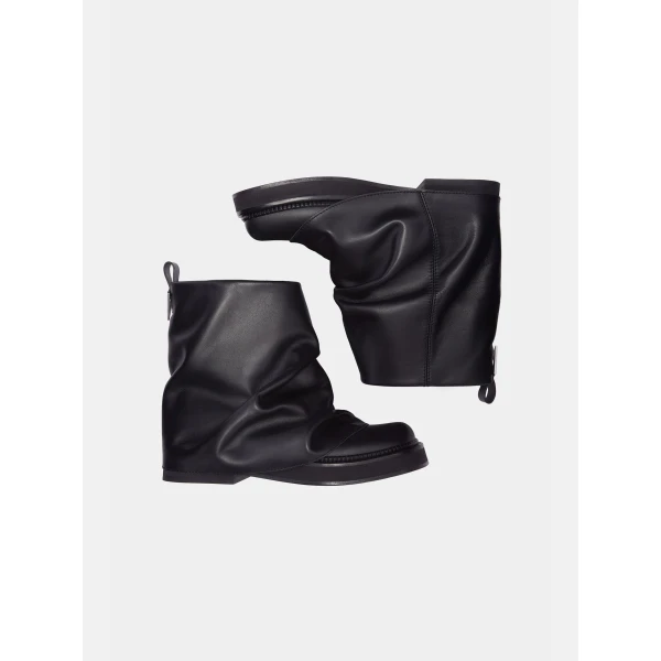 The Attico Mini Robin Combat Boots in Black | Boots | Luxury Shoes 