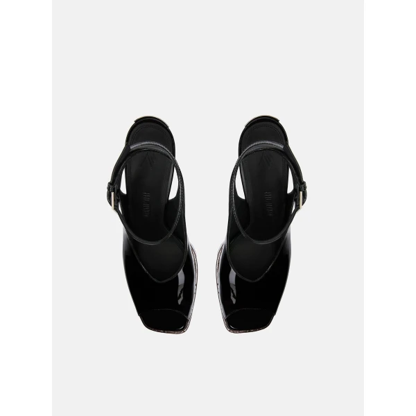 The Attico Ornella Sandals in Black and Brown | Sandals | Luxury Shoes 