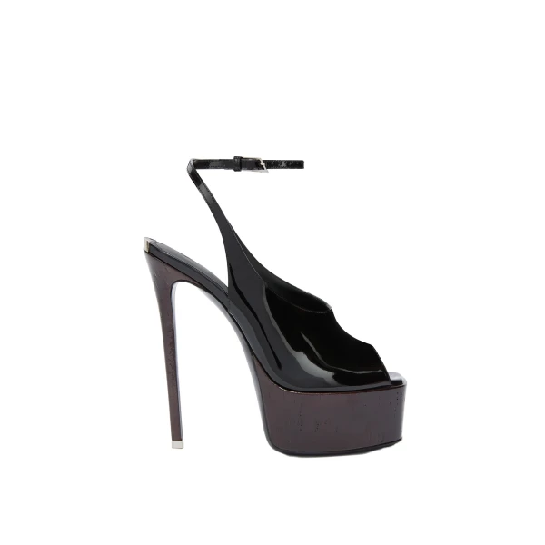 Ornella Sandals in Black and Brown