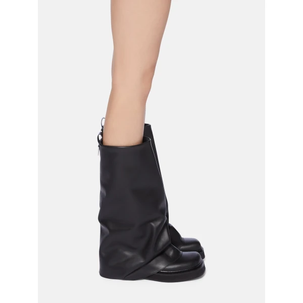 The Attico Robin Combat Boots in Black | Boots | Luxury Shoes 