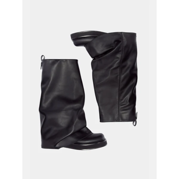 The Attico Robin Combat Boots in Black | Boots | Luxury Shoes 