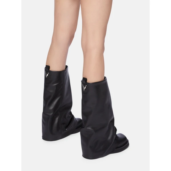 The Attico Robin Combat Boots in Black | Boots | Luxury Shoes 