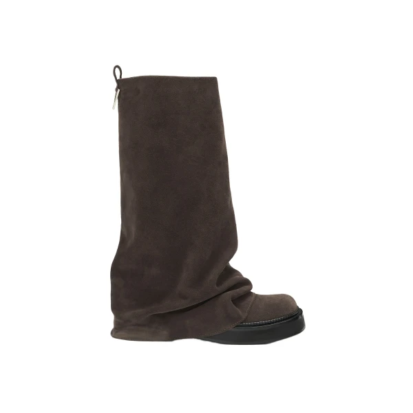 Robin Combat Boots in Dark Grey