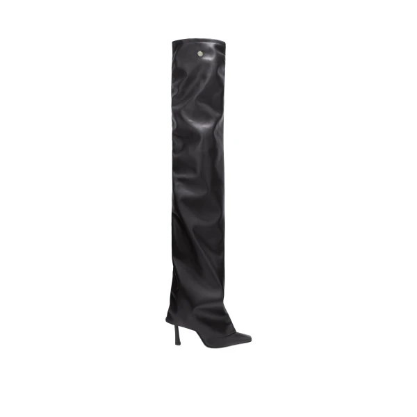 Robin OTK Thigh-High Boots in Black