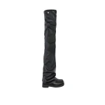 The Attico Robin Thigh-High Boots in Black | Boots | Luxury Shoes 