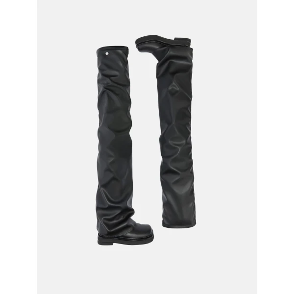 The Attico Robin Thigh-High Boots in Black | Boots | Luxury Shoes 