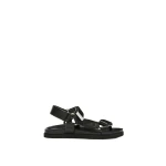 The Attico Salinas Flatform Sandals in Black | Flats | Luxury Shoes 