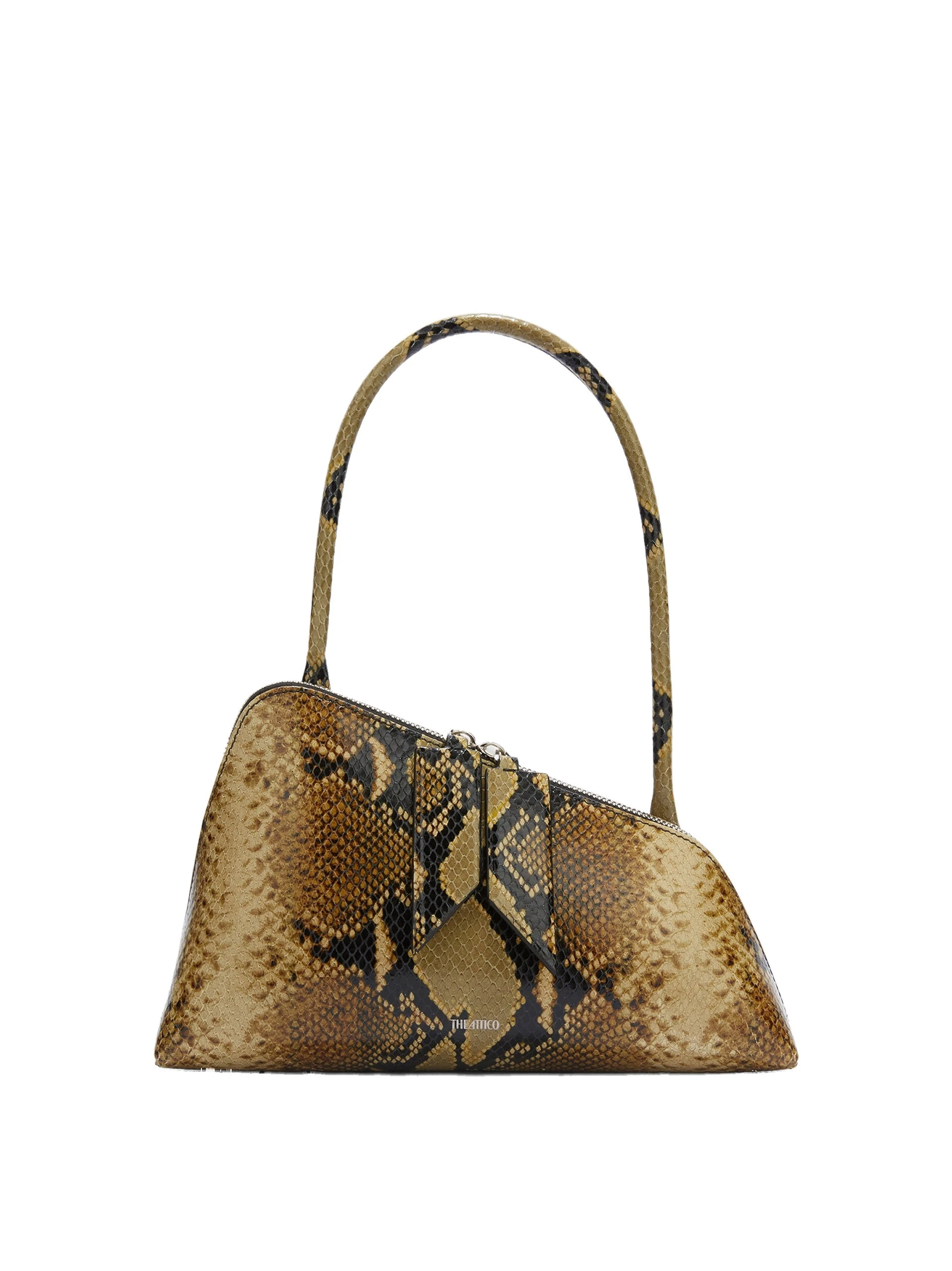 The Attico Sunrise Shoulder Bag in Black and Sahara The Attico Sunrise Shoulder Bag in Black and Sahara | Shoulder & Crossbody Bags | Luxury Shoes